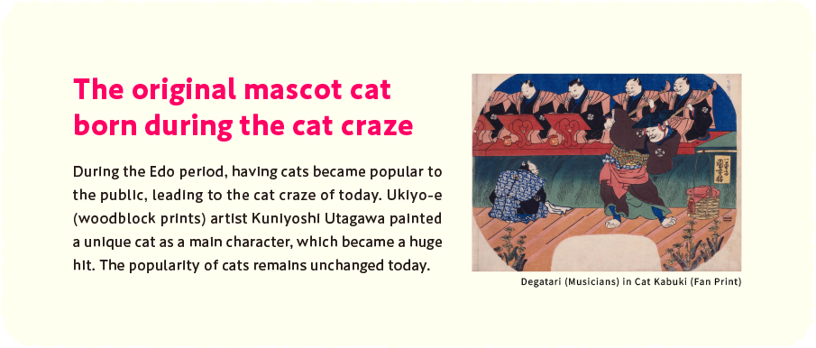 The original mascot cat born during the cat craze